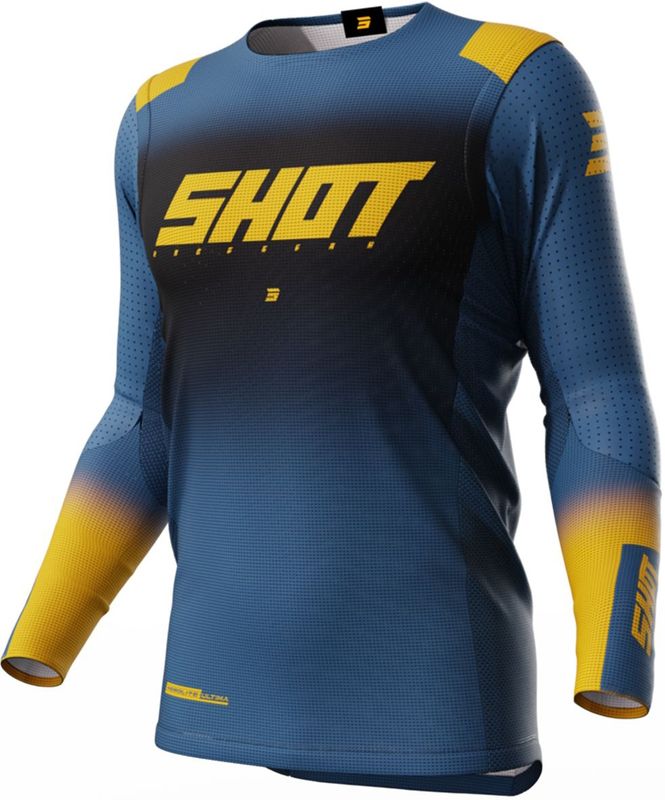 Shot - Aerolite Ultima - Sportshirt - Zwart - Polyester