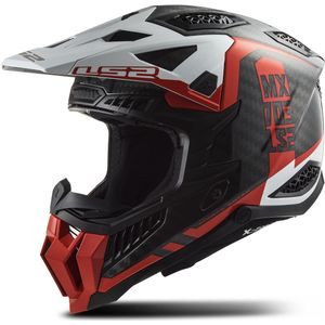 Crosshelm LS2 MX703 X-FORCE Victory Rood-Wit