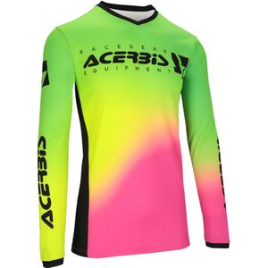 Crosstrui Acerbis J Track Stabi Fuchsia-Geel Fluo