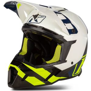 Crosshelm Klim F5 Mips Koroyd Mips Ascent Vivid Blauw