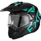 Crosshelm FXR Torque X Team Electric Shield Zwart-Muntgroen