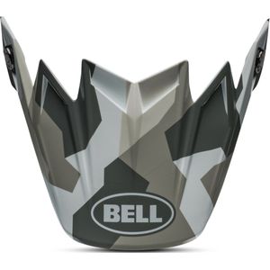 Crosshelm-klep-klep Bell Moto-9 Flex Wit Camouflage