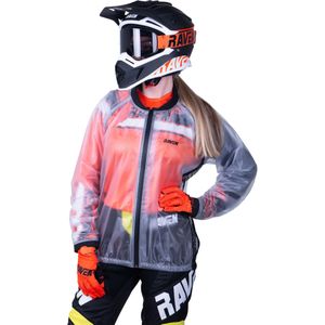 Motorregenjas Raven Monsoon 2.0 Transparant