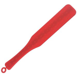 Siliconen Heavy Sex Paddle - rood