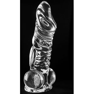 Dinoo Dildo Rinchenia 30 x 7,6 cm - transparant