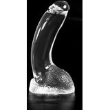 Dark Crystal Dildo 21,5 x 5 cm - transparant