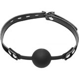 Master Series - Comfortabele Siliconen Ball Gag - Hush