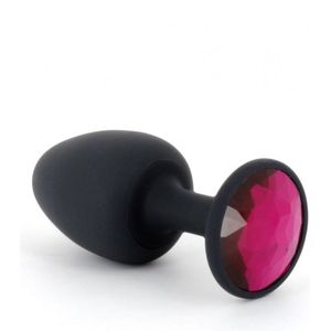 Dorcel Geisha Buttplug met bewegende metalen balletjes en paars kristal - Maat L