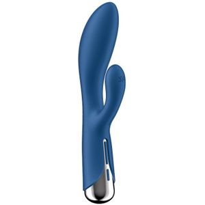 Satisfyer - Spinning Rabbit 1 - Roterende en Vibrerende Rabbit Vibrator - Tarzan Vibrator - Blauw