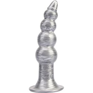 Chisa Novelties - Silver Buttplug - Colt Bisley - Zilver - Maat M