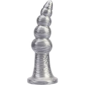 Chisa Novelties - Silver Buttplug - Colt Bisley - Zilver - Maat L