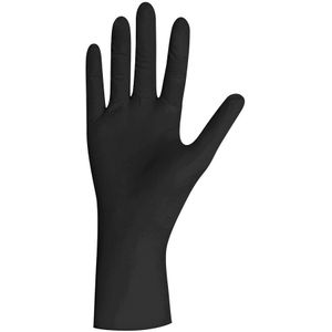 Unigloves - Select Black - Latex operatiehandschoenen - 100 stuks - Maat L