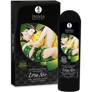 Shunga Sensitizing gel for lovers - Lotus Noir - 60 ml