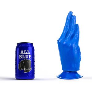 All Blue Fisting Dildo 21 x 6 cm - blauw