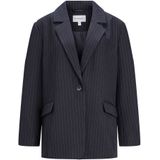 Oversized Blazer - Marine krijtstreep