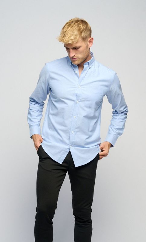 The Original Performance Oxford-overhemd - Kasjmier blauw