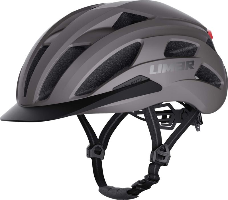 Limar Torino Matt Black LED  Fahrradhelm mit Rücklicht