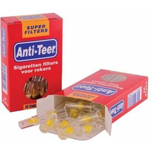 Anti Teer Filters - 120 Stuks - Nicotinevervangers
