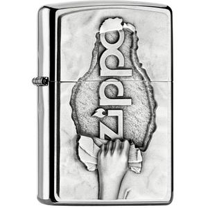 Zippo aansteker torn paper emblem