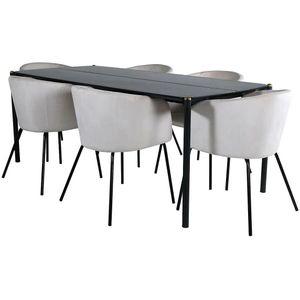 Welke kleur stoelen passen goed bij een eiken tafel? [2026