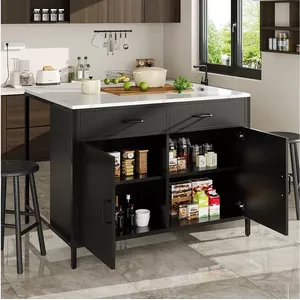 TemaHome Bartafel Aravis 115x50 met opbergruimte - wit - Overzicht