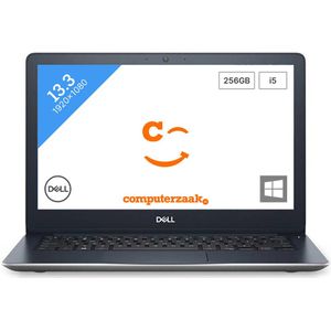 DELL Vostro 5370 Intel® Core™ i5 i5-8250U Laptop 33,8 cm (13.3") Full HD 8 GB DDR4-SDRAM 256 GB SSD AMD Radeon 530 Wi-Fi 5 (802.11ac) Windows 10 Pro Grijs