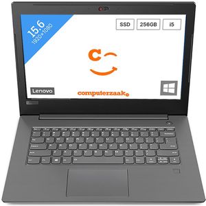 Lenovo V330 Intel® Core™ i5 i5-8250U Laptop 39,6 cm (15.6") Full HD 12 GB DDR4-SDRAM 512 GB SSD Wi-Fi 5 (802.11ac) Windows 10 Pro Grijs