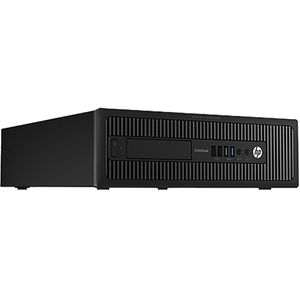 HP EliteDesk 800 G1 SFF Intel® Core™ i5 i5-4570 4 GB DDR3-SDRAM 500 GB HDD Windows 7 Professional PC Zwart