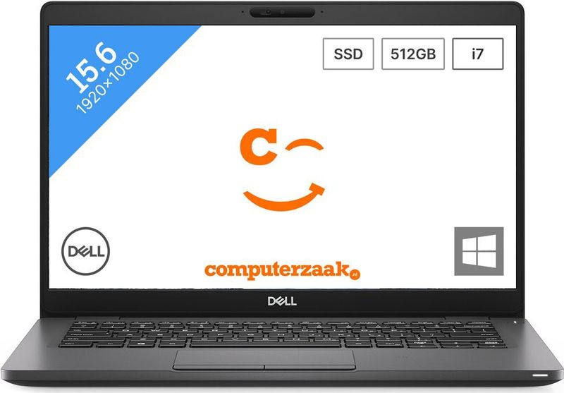 Dell Latitude 5500 | Intel Core i7 8665U 1.9GHz | 16GB Ram | 512GB SSD | 15.6 inch | refurbished laptop