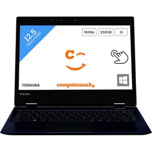 Toshiba Portege X20W-E | Intel Core i5 7200U 1.60GHz | 8GB Ram | 256GB M.2 NVMe | 12.5 inch touchscreen | refurbished laptop