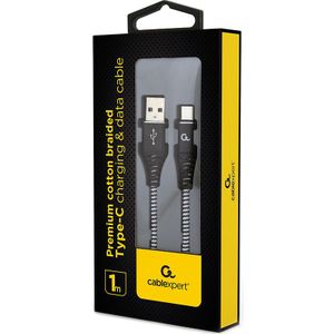 Gembird USB-A naar USB-C Data + Oplaad Kabel 1M