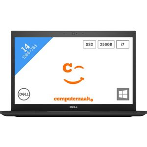 DELL Latitude 7490 Intel® Core™ i7 i7-8650U Laptop 35,6 cm (14") Full HD 8 GB DDR4-SDRAM 512 GB SSD Wi-Fi 5 (802.11ac) Windows 10 Pro Zwart