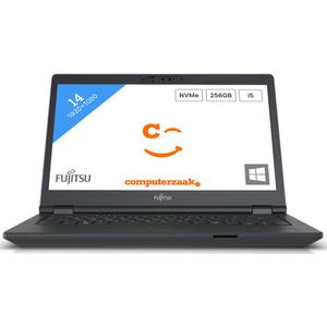 Fujitsu - LIFEBOOK E5411 - Laptop - Zwart - 14 inch - 8 GB RAM - 256 GB SSD