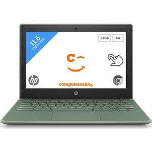 HP Chromebook 11A G8 EE 11A Groen | AMD A4 9120C 1.6GHz | 4GB Ram | 32GB Flash | 11.6 inch | refurbished laptop