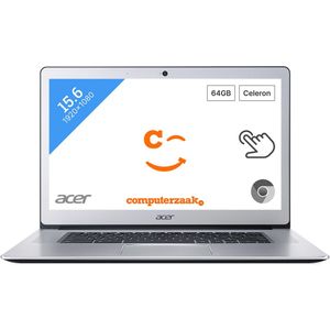 Acer Chromebook CB515-1H-C1VS - 15.6 inch - Laptop - Zilver - Intel Celeron N3450