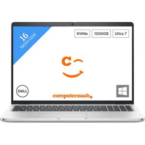Dell Pro 16 Plus PB16250 AZERTY | Intel Ultra 7 268V 2.2GHz | 32GB Ram | 1000GB M.2 NVMe | 16 inch | refurbished laptop