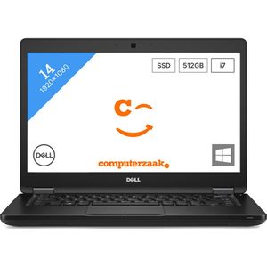 Dell Latitude 5480 | Intel Core i7 7600U 2.60GHz | 8GB Ram | 256GB SSD | 14 inch | refurbished laptop