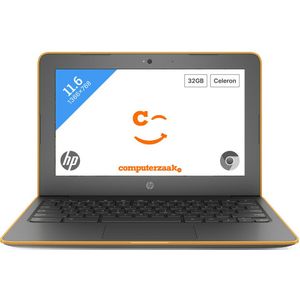 HP Chromebook 11 G6 EE Intel® Celeron® N3450 29,5 cm (11.6") HD 4 GB LPDDR4-SDRAM 32 GB eMMC Wi-Fi 5 (802.11ac) ChromeOS Cyaan