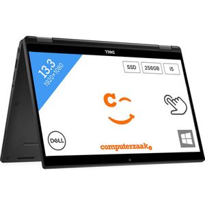 DELL Latitude 7390 Intel® Core™ i5 i5-8250U Hybride (2-in-1) 33,8 cm (13.3") Touchscreen Full HD 8 GB LPDDR3-SDRAM 256 GB SSD Wi-Fi 5 (802.11ac) Windows 10 Pro Zwart