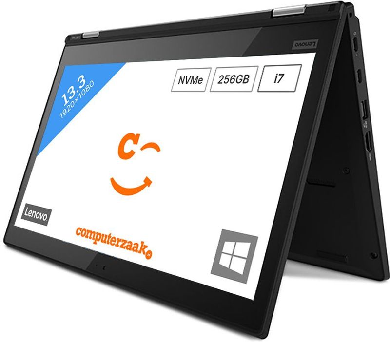 Lenovo ThinkPad L380 Intel® Core™ i3 i3-8130U Laptop 33,8 cm (13.3") Full HD 8 GB DDR4-SDRAM 256 GB SSD Wi-Fi 5 (802.11ac) Windows 10 Pro Zwart