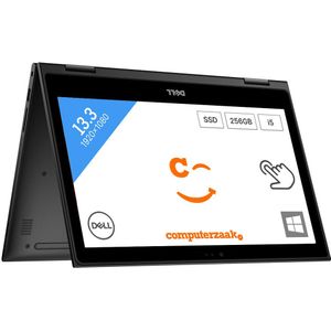 DELL Latitude 3390 Intel® Core™ i5 i5-8250U Hybride (2-in-1) 33,8 cm (13.3") Touchscreen Full HD 8 GB DDR4-SDRAM 256 GB SSD Wi-Fi 5 (802.11ac) Windows 7 Professional Zwart