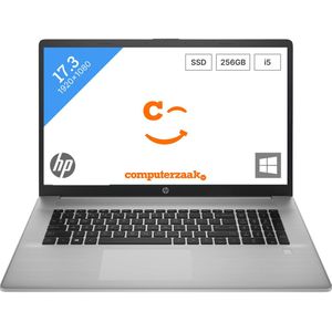 HP 470 G8 Intel® Core™ i5 i5-1135G7 Laptop 43,9 cm (17.3") Full HD 8 GB DDR4-SDRAM 256 GB SSD Wi-Fi 6 (802.11ax) Windows 10 Pro Zilver