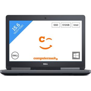 DELL Precision 7510 Intel® Core™ i7 i7-6820HQ Mobiel werkstation 39,6 cm (15.6") Full HD 16 GB DDR4-SDRAM 1 TB HDD NVIDIA® Quadro® M1000M Wi-Fi 5 (802.11ac) Windows 7 Professional Zwart