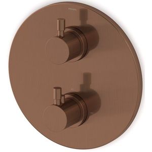 Inbouw Douchekraan Radius Copper, Thermostatisch, Koper