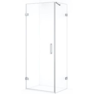 Diamond Douchecabine | 70x60 cm Chroom Helder glas Draaideur Rechthoek