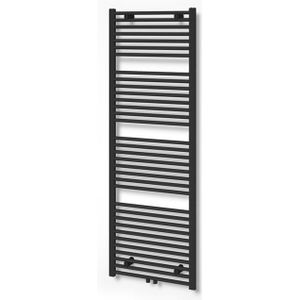 Mars Handdoekradiator | 60x170 cm Mat zwart 875 Watt Staal Centrale verwarming