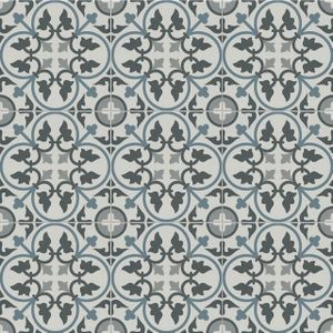 Memory Royal blue Vloer-/Wandtegel | 20x20 cm Meerkleurig Decor
