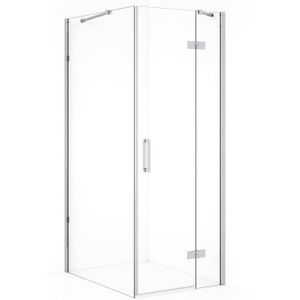 Diamond Douchecabine | 90x90 cm Chroom Helder glas Draaideur Vierkant