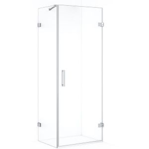 Diamond Douchecabine | 70x50 cm Chroom Helder glas Draaideur Rechthoek