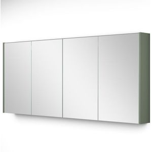 Spiegelkast Met Verlichting Modulo 160x70cm Saliegroen